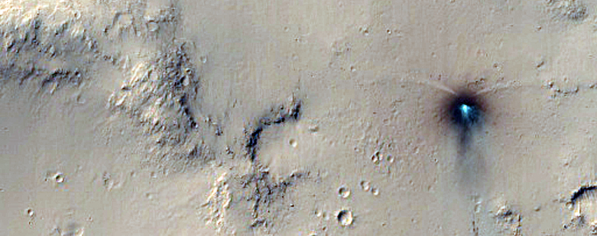 Candidate Recent Impact Site