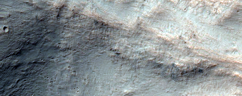 Central Uplift of Crater 