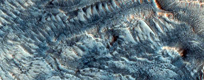 Mantled Crater