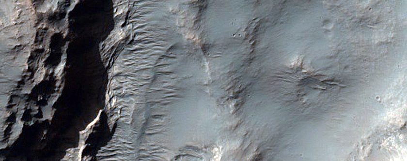 Layers East of Terby Crater
