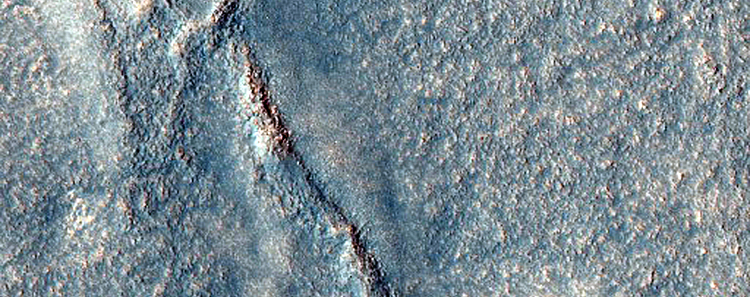 Landforms in Acidalia Planitia