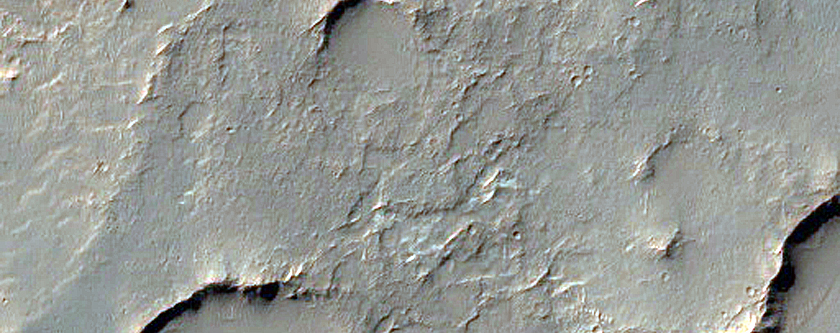 Chloride-Rich Terrain Associated with Run-off Channel in Noachis Terra