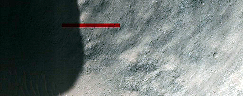 Crater Northeast of Hellas Planitia