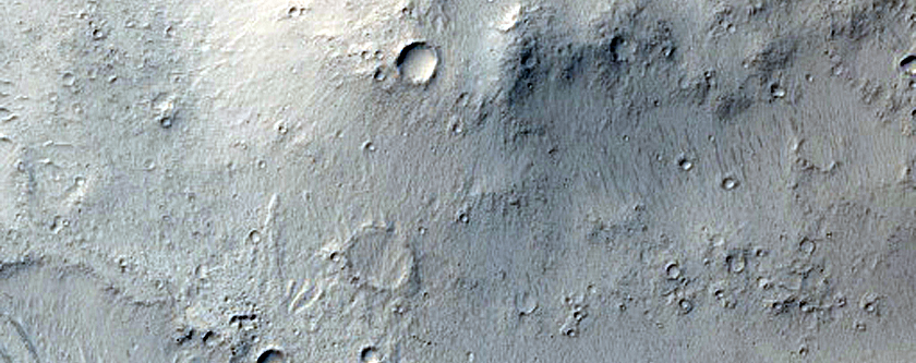 Layers Exposed in Mounds near Tartarus Colles