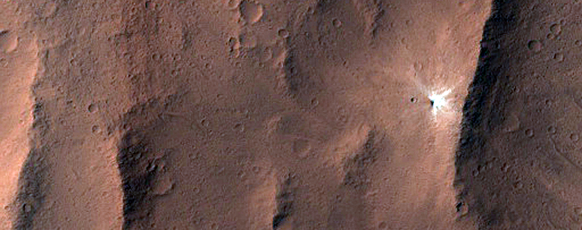 Monitoring Impact Site in Sacra Sulci