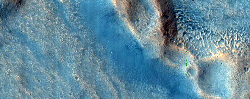 Crater Mound in Utopia Planitia