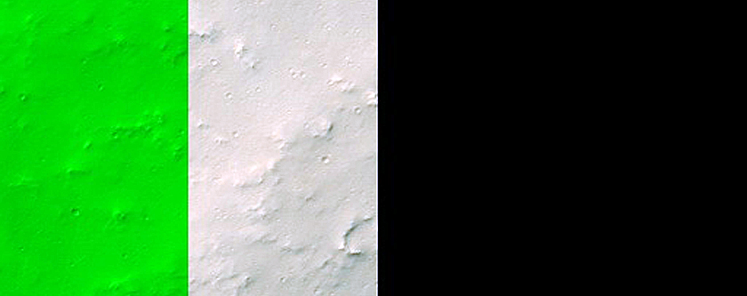 Candidate Recent Impact Site