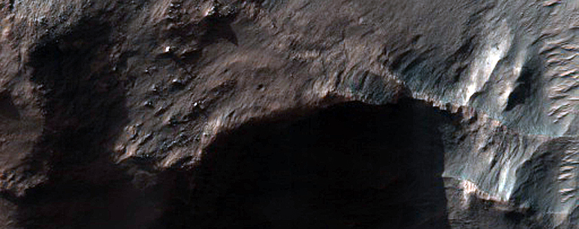 Layers East of Terby Crater