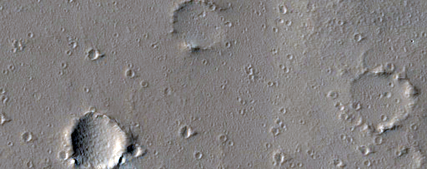 Candidate Recent Impact Site