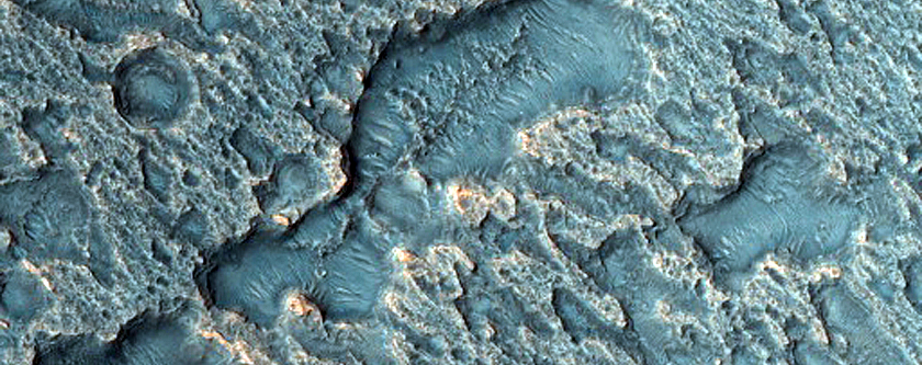 Distal Fan Deposits West of Idaeus Fossae