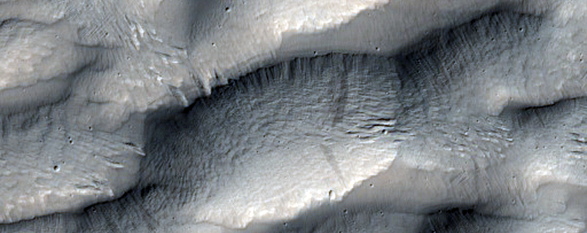 Clusters of Scour Pits in Medusae Fossae Formation