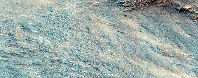 Southern Canyon Wall in East Coprates Chasma