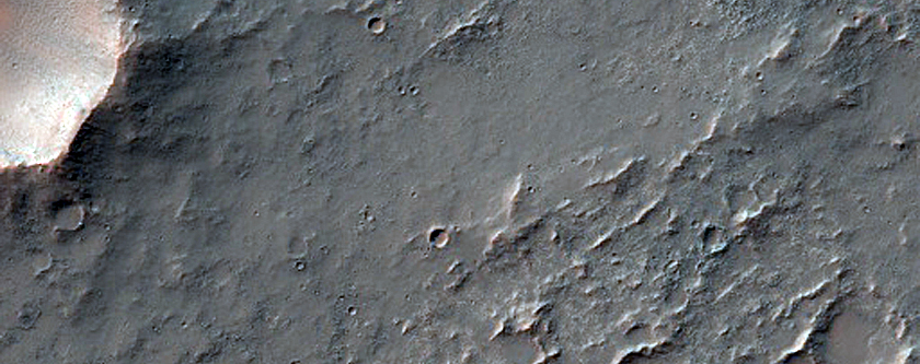 Possible Olivine Exposure in Eastern Solis Planum