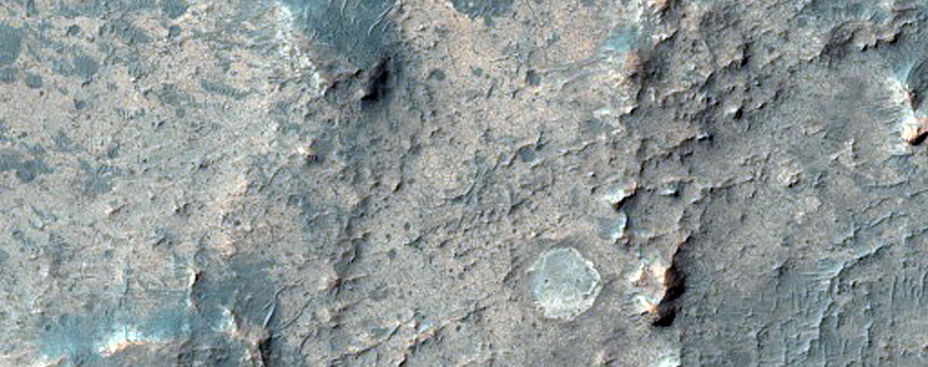 Light-Toned Exposures in Margaritifer Terra