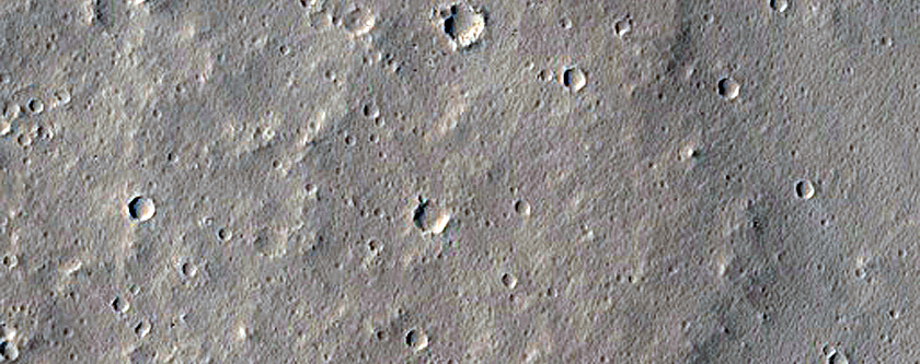 Candidate Recent Impact Site