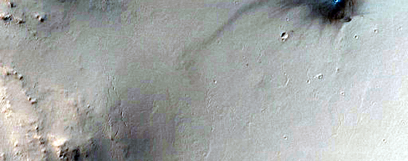 Candidate Recent Impact Site