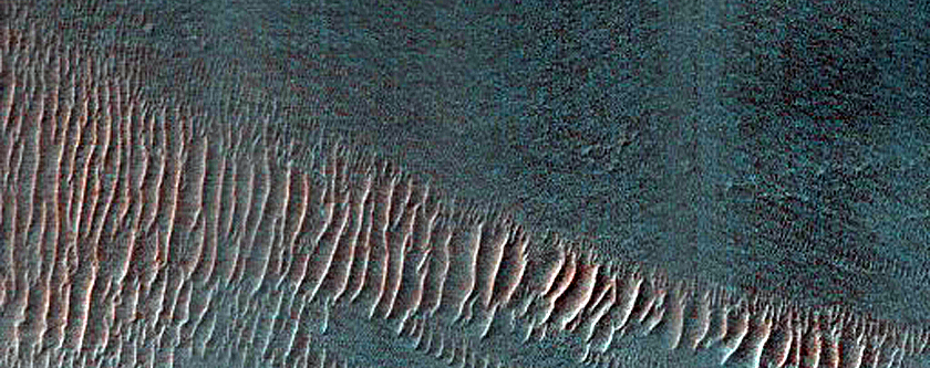 Crater Dunefield and Gullies