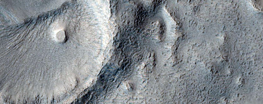 Dipping Layers in Craters