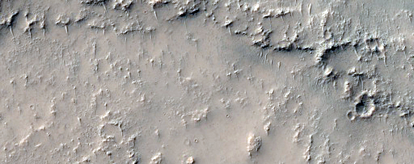 Possible Lava Flows South of Mosa Vallis