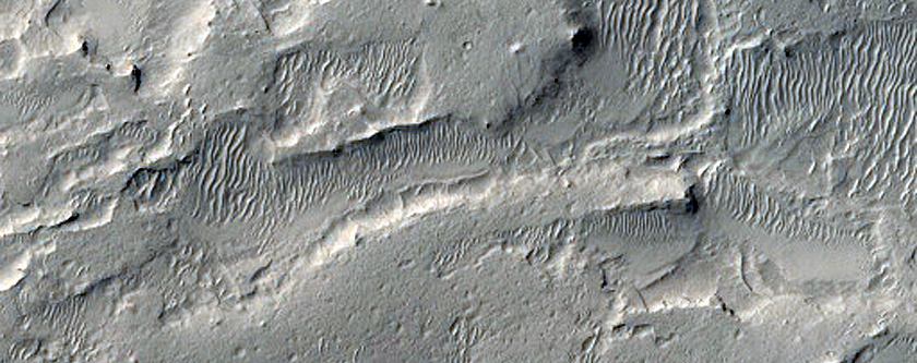 Narrow Ridges in Meridiani Planum