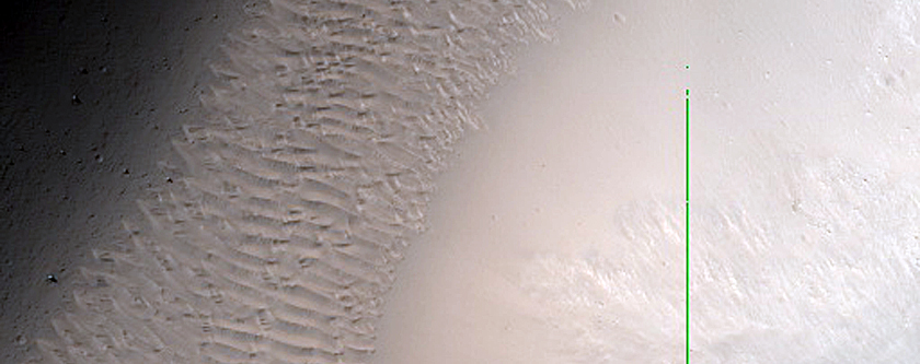 Fractured Crater Floor in Tyrrhena Terra