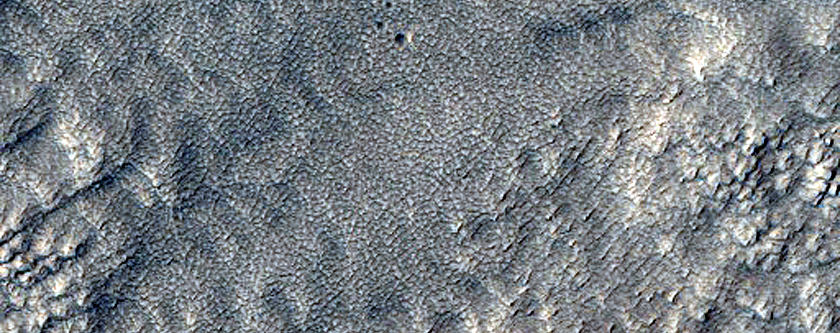 Flows along Mesa in Protonilus Mensae