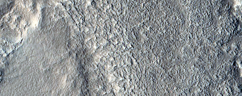 Terrain near Tinjar Valles