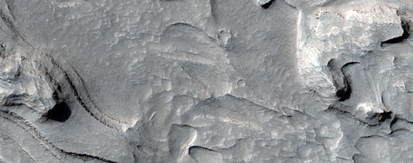 Terrain Sample in Aeolis Planum