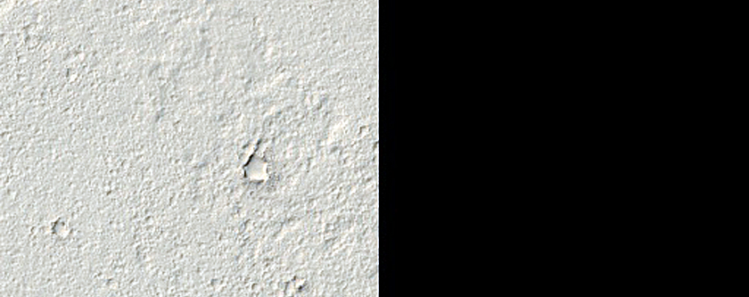Candidate Recent Impact Site