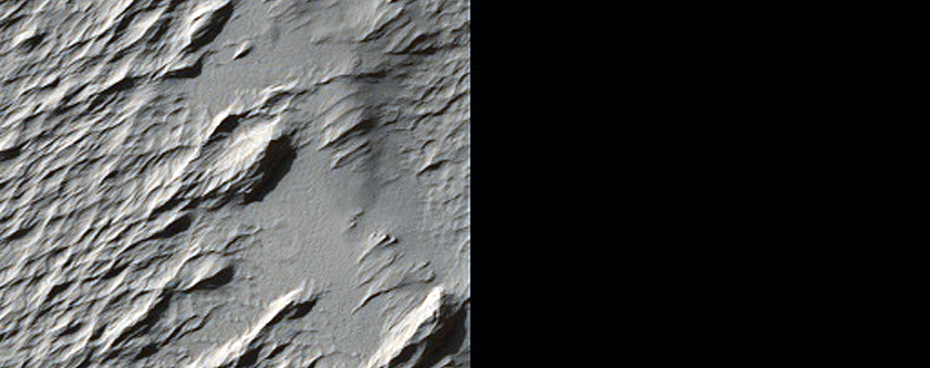 Possible Gullies on Crater Wall