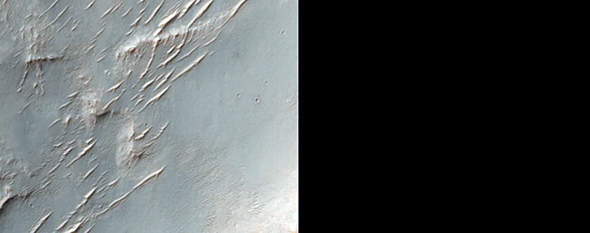 Layers Northwest of Hellas Planitia