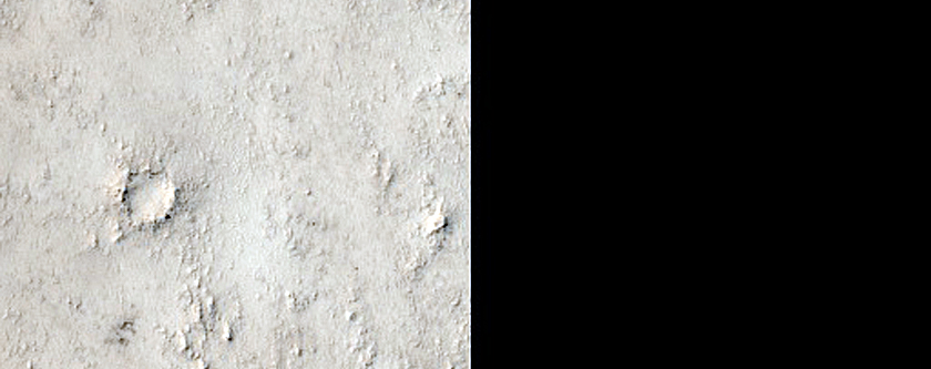 Light Feature on Crater Floor near Arabia Terra