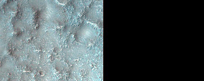 Monitor Dune Field Bordering Peridier Crater Northeast of Syrtis Major