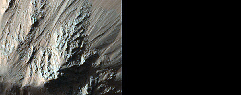 Hills in Eos Chasma