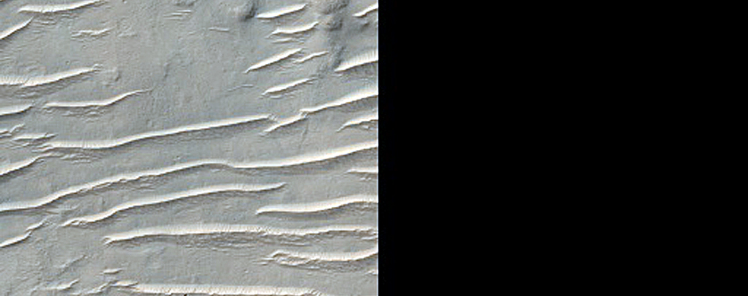 Valley Northeast of Hellas Planitia