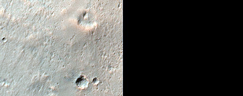 Monitor Slopes of Small Crater