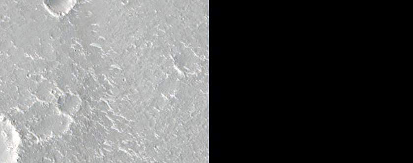 Line of Pits in Utopia Planitia