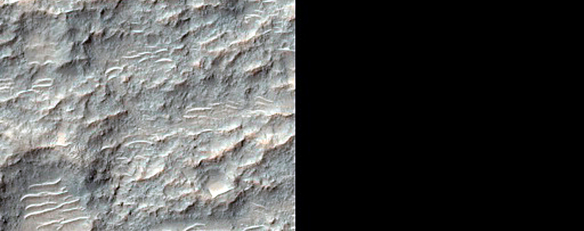 Possible Olivine Exposed on Tyrrhena Terra Crater Floor