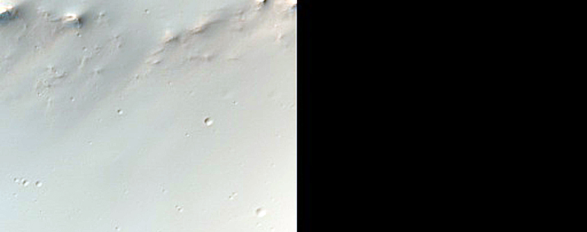 Mafic Minerals on Terra Sabaea Crater Wall