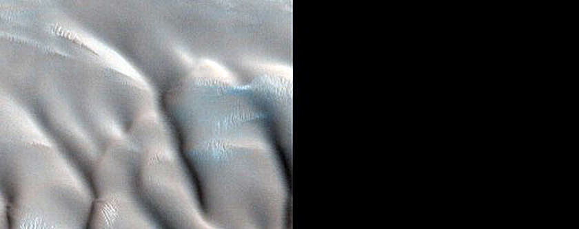 Dune Changes in North Polar Crater