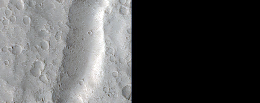 Channels on Northwest Alba Patera