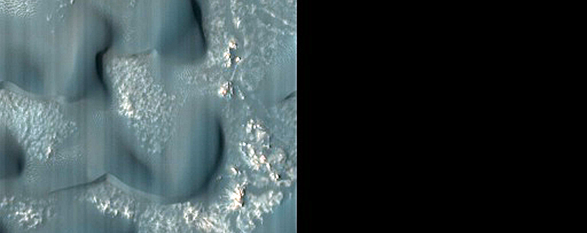 Dune Monitoring in Northern Mid-Latitude Crater