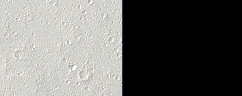 Candidate Recent Impact Site