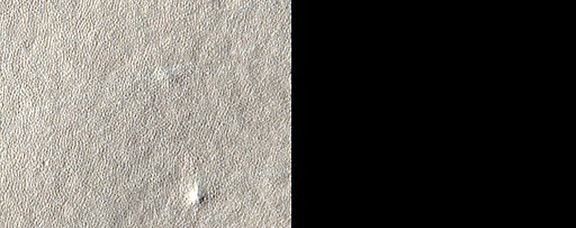 Candidate Recent Impact Site