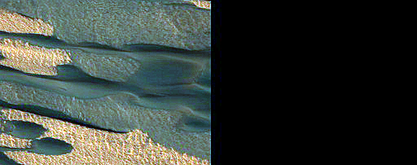 Defrosting Dunes in Chasma Boreale