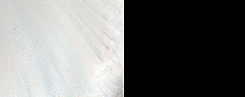 Odd Shaped Crater Northeast of Hellas Planitia