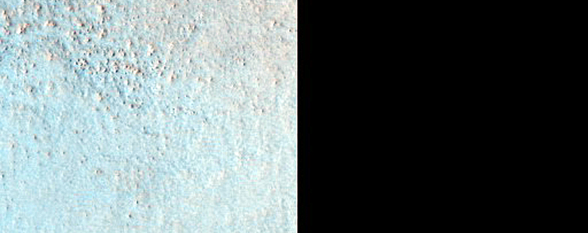 Crater in Vastitas Borealis