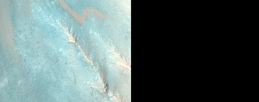 Low Albedo Wall Spurs in Coprates Chasma