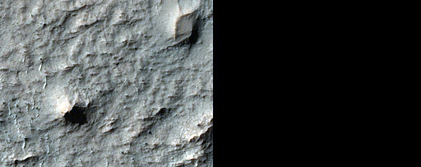 Large Phyllosilicate Deposit near Magelhaens Crater