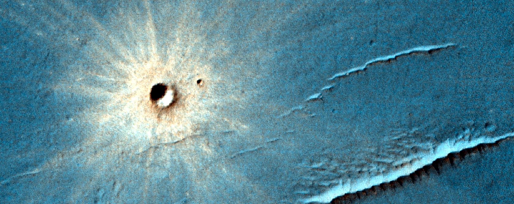 A Colorful New Crater